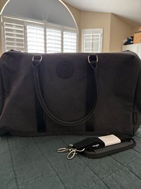 Monat Black Travel Weekender Duffel Bag